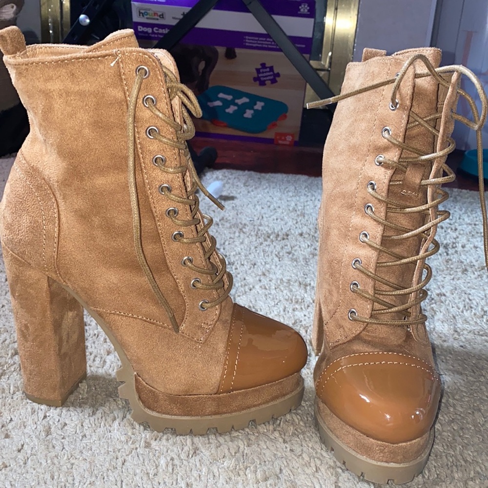 Break through booties -chestnut-